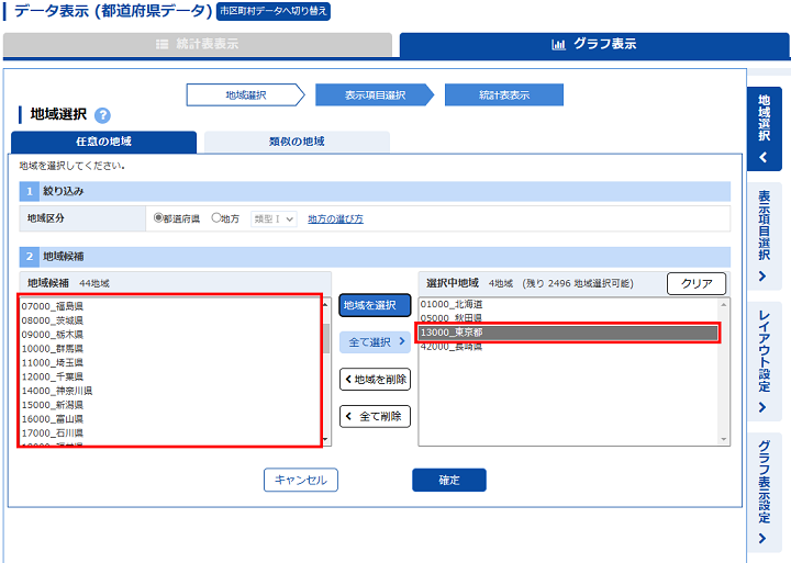 「東京都」が追加されました。